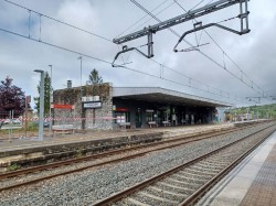 ADIF inicia las obras del nuevo paso inferior de la estación de Tanos (Torrelavega)