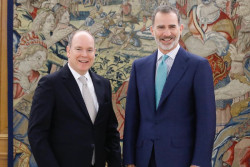 Alberto de M&oacute;naco invita a Felipe VI a asistir al 500 aniversario de la visita de Carlos I al Principado en 2029