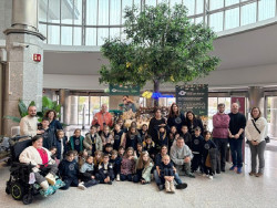 Alumnos de la Obra San Mart&iacute;n crean un Bel&eacute;n con material reciclado