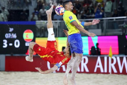Brasil elimina a España con goleada en los cuartos de final del Mundial masculino