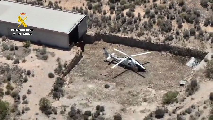 Detenidas seis personas por introducir hachís desde Marruecos mediante helicópteros