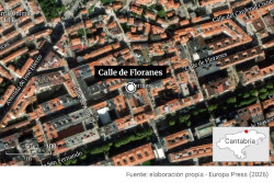  Detenido en Santander por amenazar a un joven con un hacha, con la que golpe&oacute; la mesa de una terraza