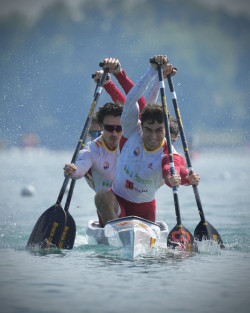 El C4 500 masculino y María Corbera suman otra plata y otro bronce para España en el Mundial
