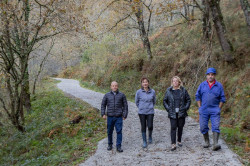 El Gobierno de Cantabria repara el camino de Pujayo `Subida a Obios`