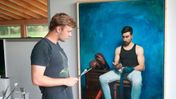 El joven pintor Pablo Diego clausura el año expositivo de Tabacalera con la muestra `Homenaje a lo efímero`