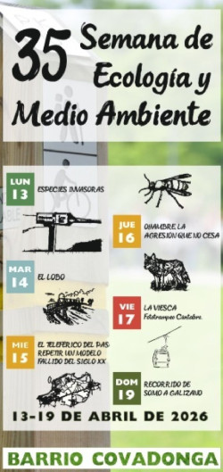 El lobo, la "agresi&oacute;n" a Oyambre o el telef&eacute;rico del Pas protagonizan la Semana de Ecolog&iacute;a del Barrio Covadonga