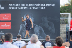El púgil Sergio `Maravilla` Martínez traslada su método de entrenamiento a Galicia