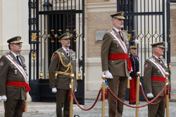 El Rey Felipe VI preside este s&aacute;bado la jura de bandera de alumnos del Centro de Formaci&oacute;n de Tropa de C&aacute;ceres