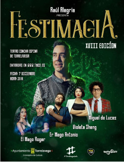 El TMCE acoge hoy la vuelta de Festimagia a Torrelavega con Raúl Alegría, el Mago Roger, Violeta Zheng y Er Mago Antonio