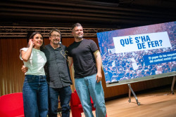 ERC vuelve a desmarcarse de Rufi&aacute;n y varios partidos reciben con frialdad su acto con Irene Montero