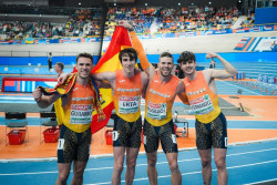 España cierra el Europeo `indoor` en cuatro medallas con la guinda del 4x400