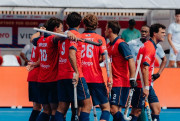 Espa&ntilde;a gana Alemania para acercarse a semifinales en el Mundial masculino de hockey hierba