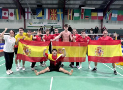 España se clasifica para el Europeo masculino de bádminton por equipos