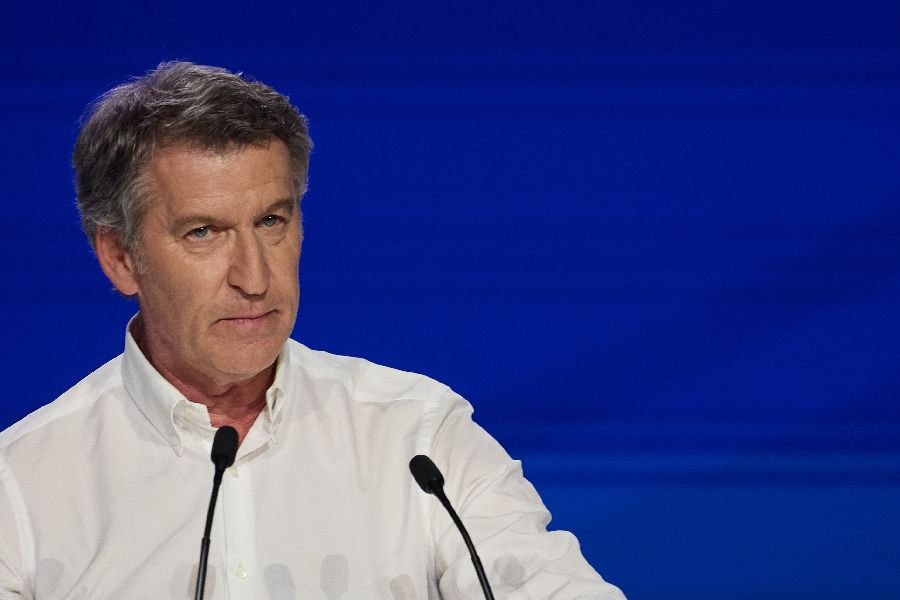 Feijóo, reelegido presidente del PP con el 99,24% de los votos