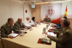 Felipe VI se reuni&oacute; el lunes con Robles y autoridades militares para examinar la situaci&oacute;n de Ceuta
