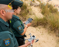  Identificado un piloto y un dron en la zona restringida de un punto de observaci&oacute;n en Valdearenas
