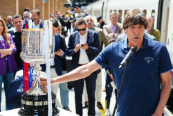 Julio Salinas: "El Barça ha transformado una temporada que parecía de transición en un posible triplete"