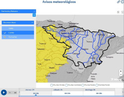 La CHE intensifica la vigilancia esta tarde ante la posibilidad de crecidas en barrancos en el sur de Cantabria
