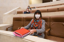 La consejera de Econom&iacute;a, Mar&iacute;a S&aacute;nchez, dice que no se van a perder fondos UE para la protonterapia