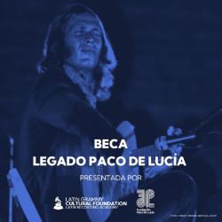 La Fundación Cultural Latin Grammy anuncia una Beca Legado Paco de Lucía para estudiantes de música
