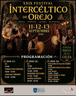 La m&uacute;sica celta y tradicional sonar&aacute; en el Robledal de Orejo del 11 al 13 de septiembre