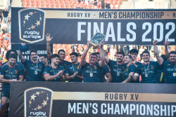 La selección española masculina de rugby, subcampeona de Europa