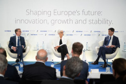 Lagarde (BCE) ve los riesgos m&aacute;s equilibrados que hace unas semanas