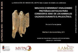 Las características de las proteínas para conocer distintos aspectos del Paleolítico, en el ciclo del MUPAC