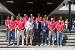 Las selecciones espa&ntilde;olas de rugby seven, homenajeadas en el CSD por sus "haza&ntilde;as" esta temporada