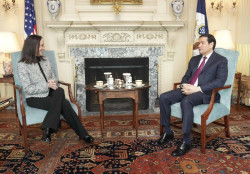 Machado ve en su encuentro con Rubio una muestra de que Venezuela es "prioridad" para Trump