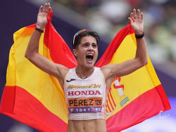 María Pérez logra su tercer oro mundial en Tokio