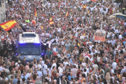 M&aacute;s de 15.000 ceut&iacute;es se concentran para pedir "respuestas" a Espa&ntilde;a y Europa tras la crisis migratoria