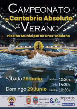 Más de 200 deportistas disputan este fin de semana el Campeonato de Cantabria Absoluto de Natación