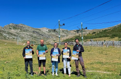 Medio millar de corredores participan el sábado en la X `Herradura de Campoo` en la estación de esquí