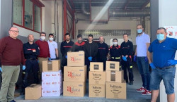  Monper Chocolate, Sobaos Andral, Patatas Vallucas y Uniko Delicatessen donan productos a Bomberos Torrelavega