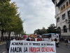 No han llegado a mil los manifestantes  en Santander por la vivienda, a la que se ha unido Casares y llaman a la huelga general
