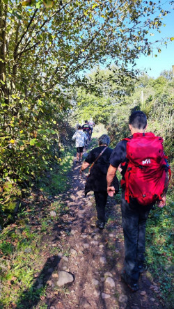  Rescatados una mujer y un menor desorientados en la canal de Las Tejeras en Somahoz