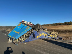 Restablecida la circulaci&oacute;n en la A-67 tras el accidente mortal de ayer a la altura de Aguilar de Campoo