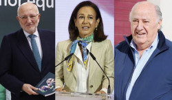 Roig (Mercadona), Bot&iacute;n (Santander) y Amancio Ortega (Inditex), los empresarios m&aacute;s valorados, seg&uacute;n Merco