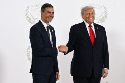 Sanchez se esconde  detras de la UE despu&eacute;s de que Trump rompa  el comercio con Espa&ntilde;a