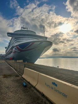Santander recibe 5.200 cruceristas en la tercera de las cinco dobles escalas de este a&ntilde;o