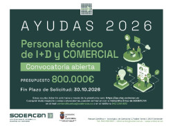 SODERCAN convoca ayudas de 800.000 euros para contratar t&eacute;cnicos de I+D y Comercio Internacional