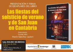 Torrelavega acoger&aacute; el d&iacute;a 29 la presentaci&oacute;n de un libro sobre las fiestas del solsticio de verano y San Juan