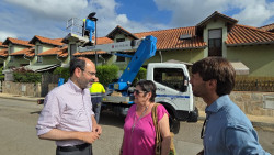 Torrelavega inicia la renovaci&oacute;n del alumbrado p&uacute;blico en Torres Arriba