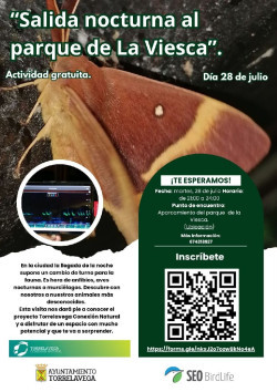 Torrelavega organiza el d&iacute;a 28 una salida nocturna a La Viesca para conocer su fauna