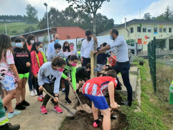 Torrelavega se suma a la campa&ntilde;a #Un&Aacute;rbolPorEuropa con una plantaci&oacute;n en el Manuel Lia&ntilde;o