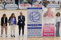 Un partido de baloncesto recauda fondos en Santander para la lucha contra el c&aacute;ncer de mama