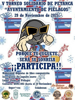 Vioño acoge un torneo solidario de petanca que recaudará juguetes nuevos para Cruz Roja