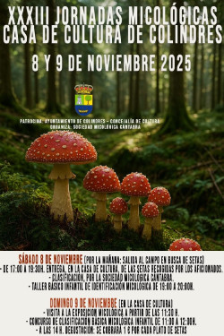 Vuelven a Colindres las Jornadas Micológicas con recogidas de setas, degustaciones y talleres