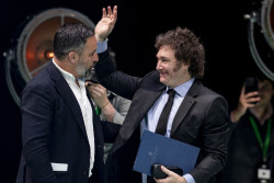Abascal y Milei volver&aacute;n a coincidir en septiembre en un foro en Buenos Aires sobre las elecciones en Venezuela